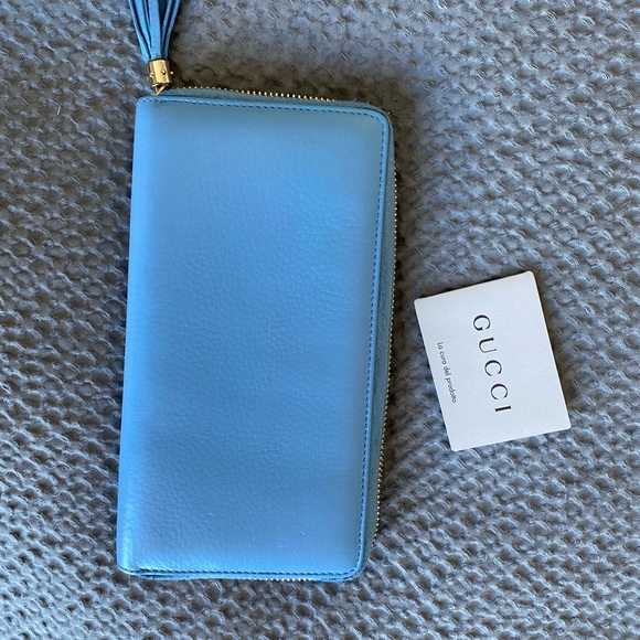 Gucci Soho Wallet in Mineral Blue - Picture 7 of 8